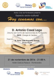 CARTEL Hoy Cenamos con... Antonio Casal