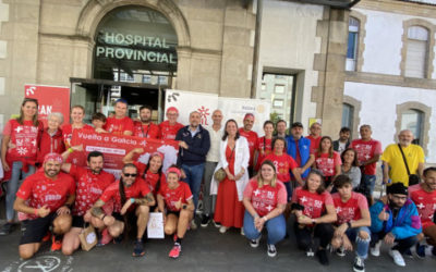 El Rotary Club de Pontevedra acompaña la «Vuelta a Galicia 700»