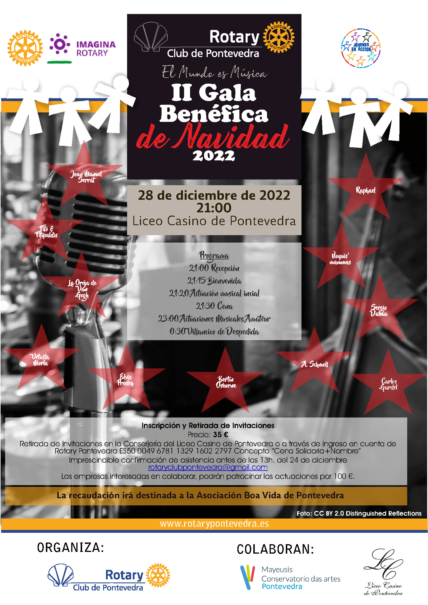 El Rotary Club de Pontevedra organiza: II Gala benéfica de Navidad